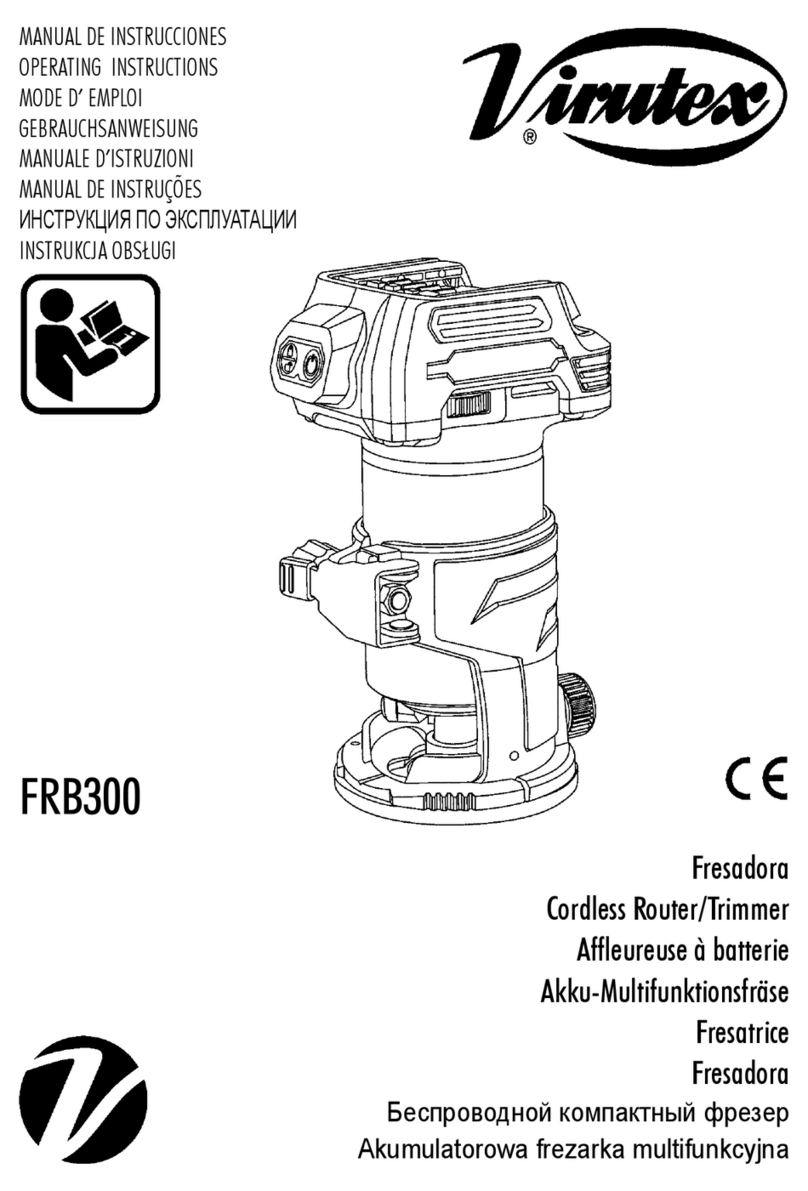 Virutex FRB300 operating instructions