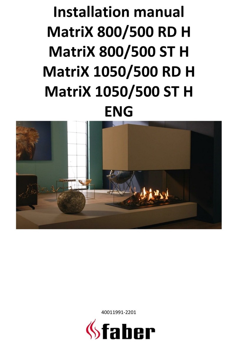 Faber MatriX 800/500 RD H installation manual