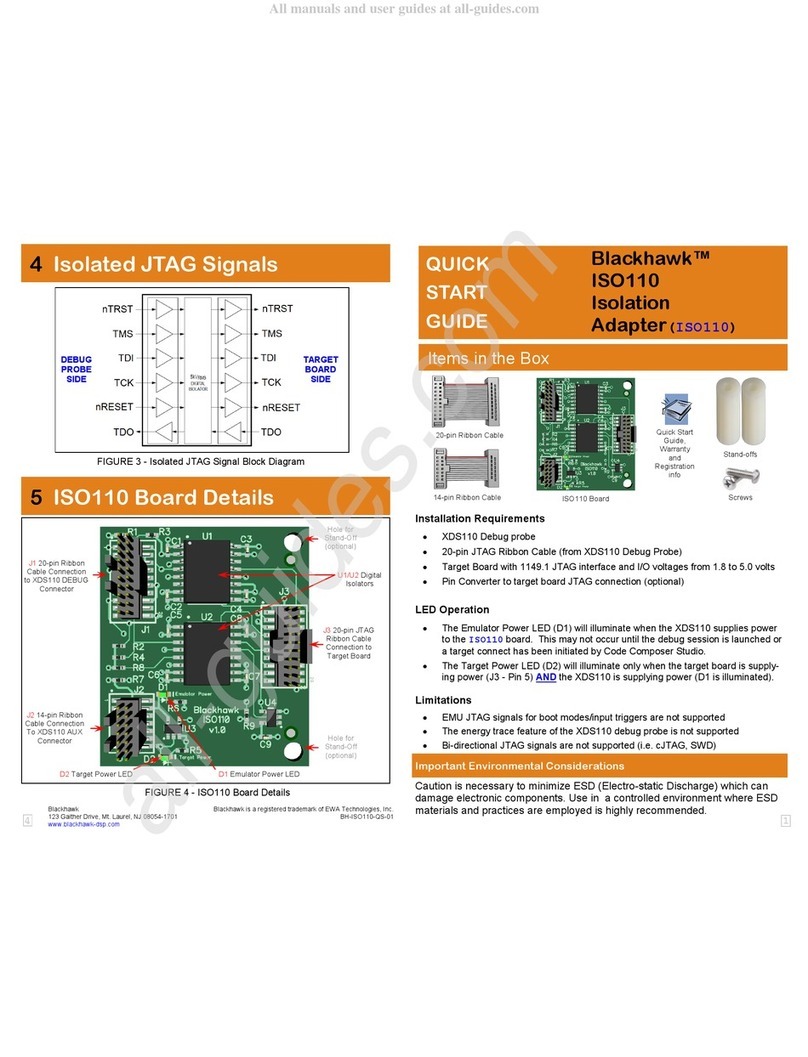 BLACKHAWK! ISO110 User manual
