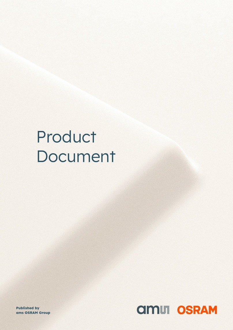 Osram ams TSL2521 User manual Osram ams TSL2521 User manual