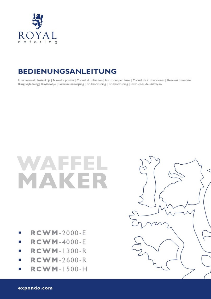 Expondo Royal Catering RCWM-2000-E user manual