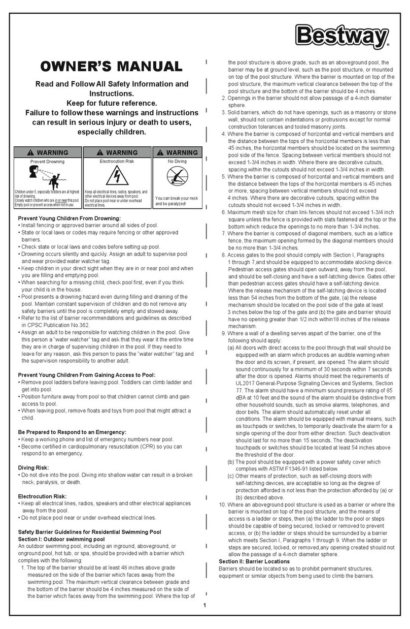 Bestway 52179E owner's manual