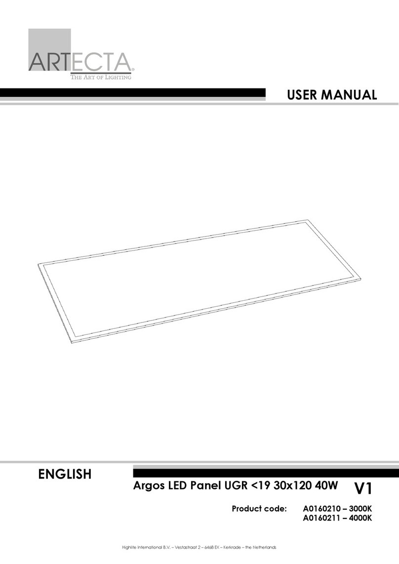 Artecta Argos A0160211 User manual
