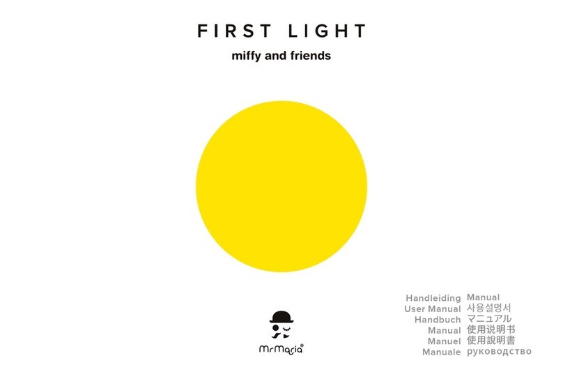 Mr Maria FIRST LIGHT miffy user manual