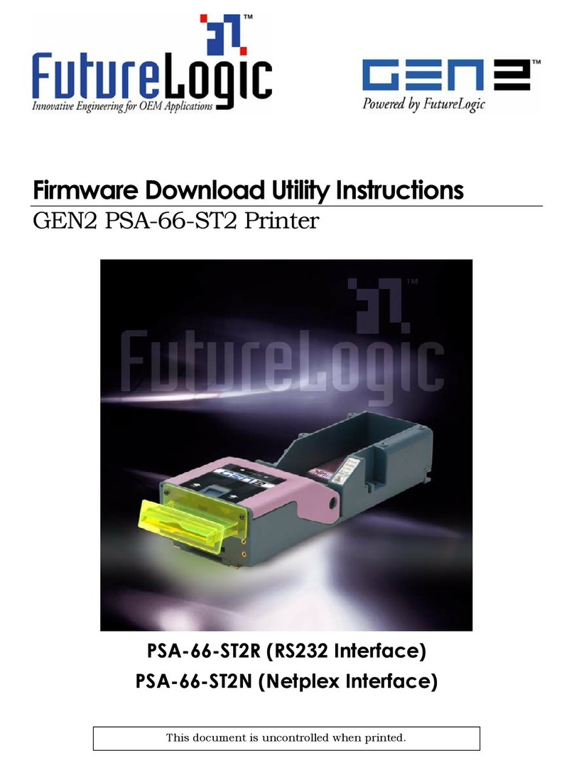 FutureLogic GEN2 PSA-66-ST2 User manual