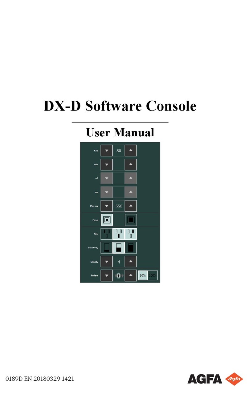 AGFA DX-D user manual