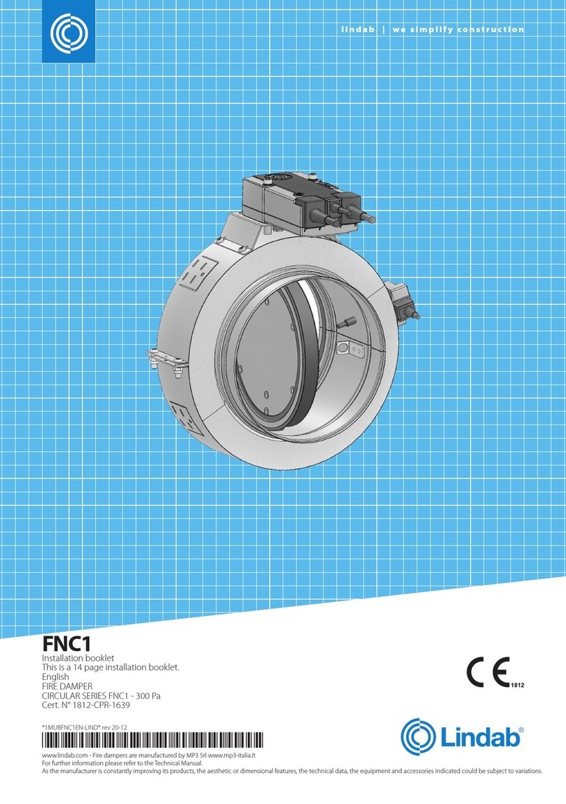Lindab FNC1 Installation and operation manual