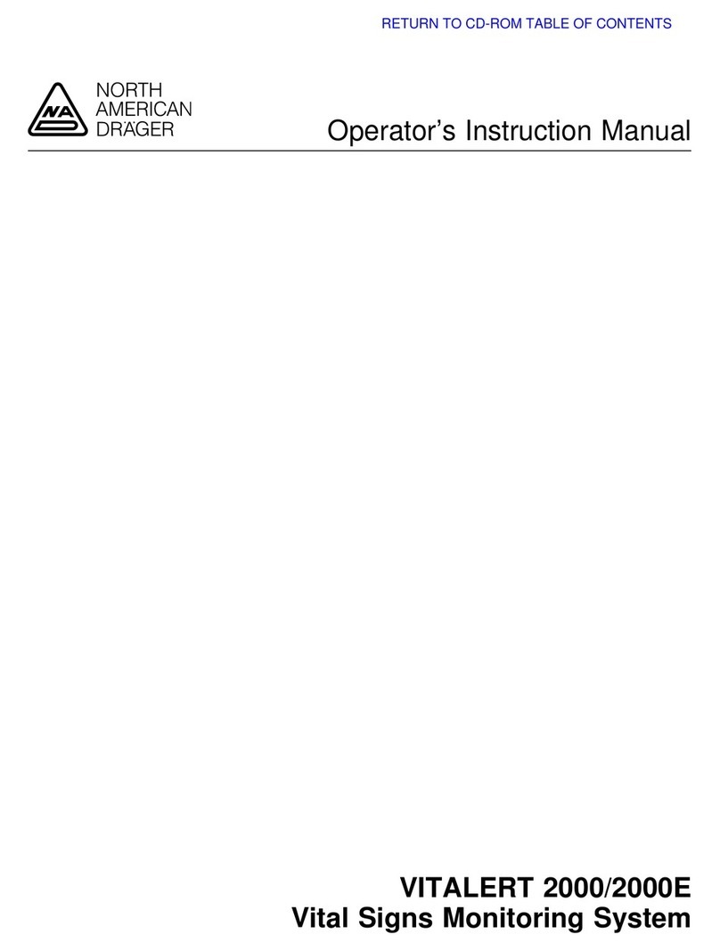 Dräger VITALERT 2000 Operator's instruction manual