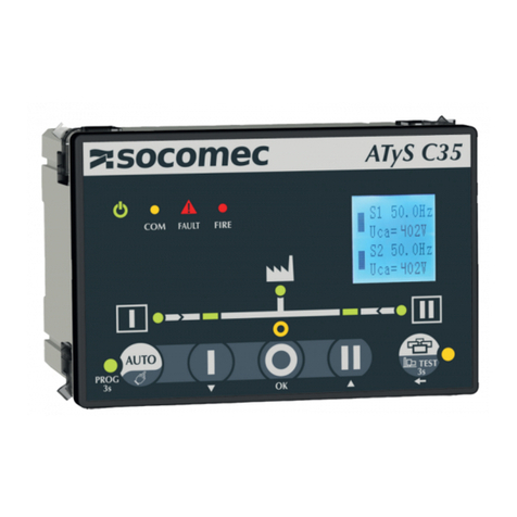 socomec ATyS C35 Installation and operating manual