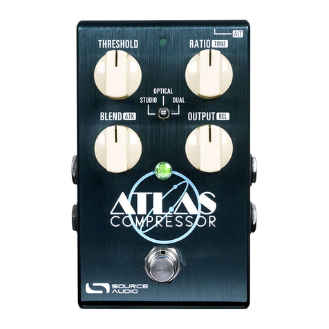 Source Audio ATLAS COMPRESSOR SA 252 User manual