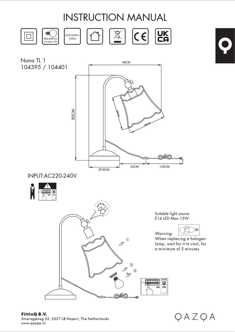 Qazqa Nona TL 1 instruction manual