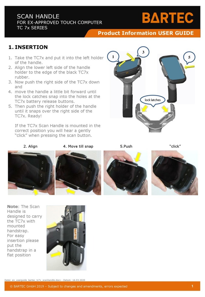 Bartec TC 7 Series User manual