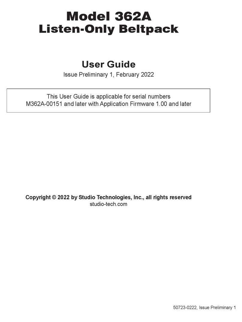 Studio Technologies 362A user guide