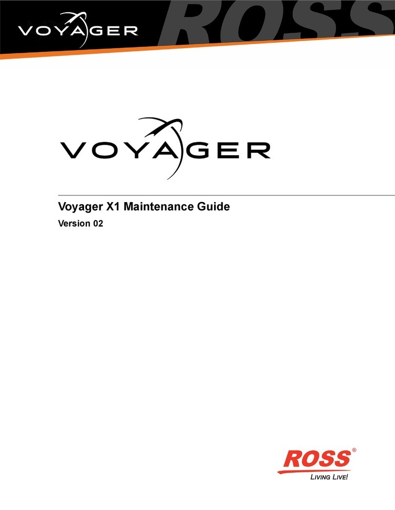 Ross YOYAGER X1 Maintenance Guide
