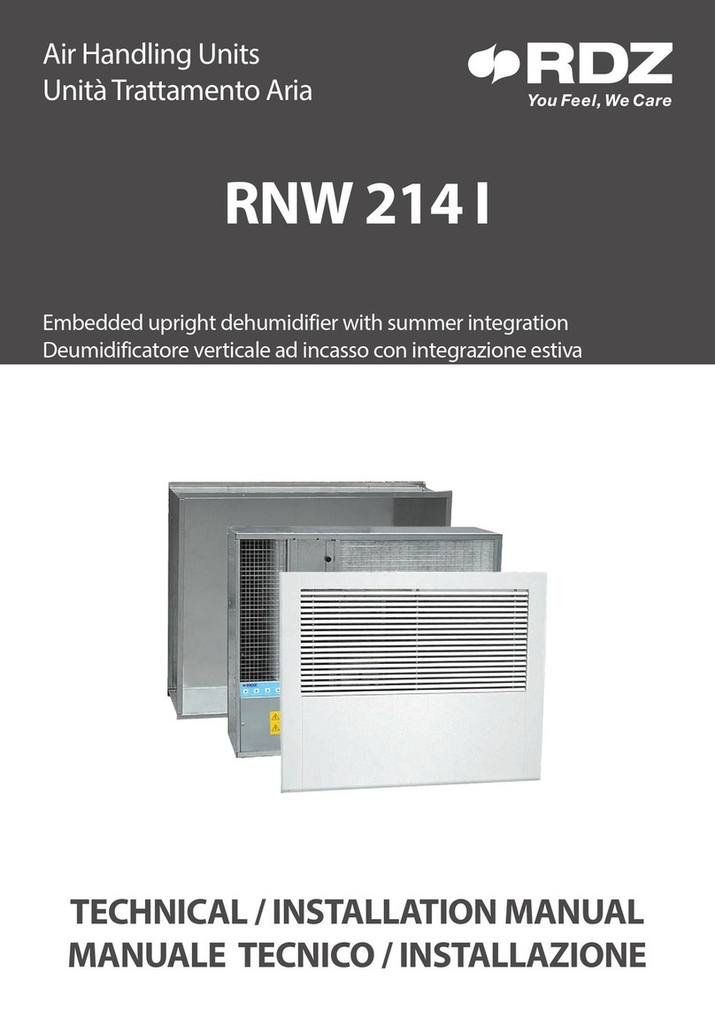 RDZ RNW 214 I Technical installation manual