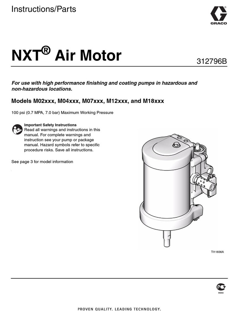 Graco NXT M02 Series Instructions - parts
