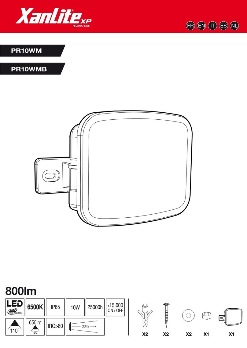 XanLite PR10WM quick start guide