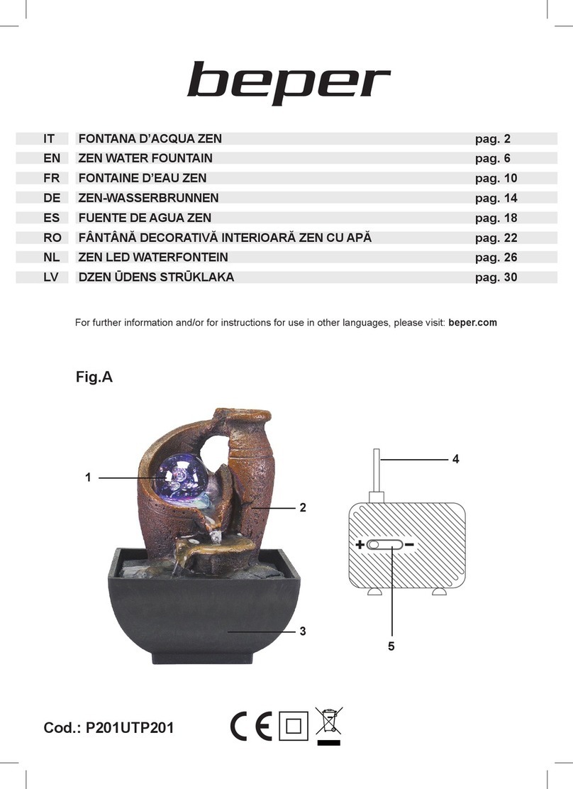 Beper P201UTP201 Operating and maintenance manual
