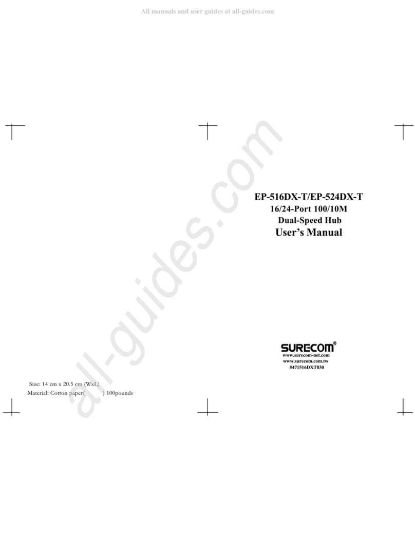 Surecom EX-516DX-T User manual