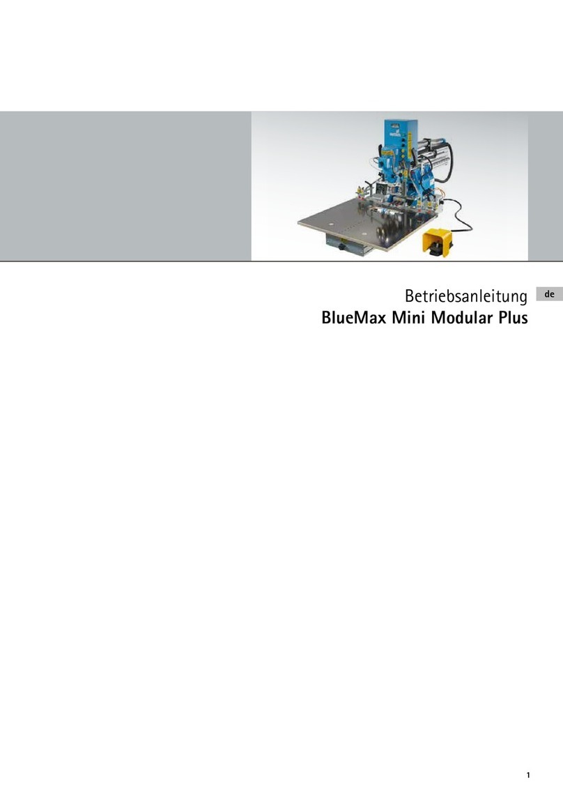 Blue Max Mini Modular Plus operating manual