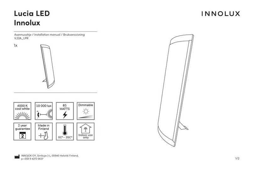 InnoLux Lucia LED installation manual