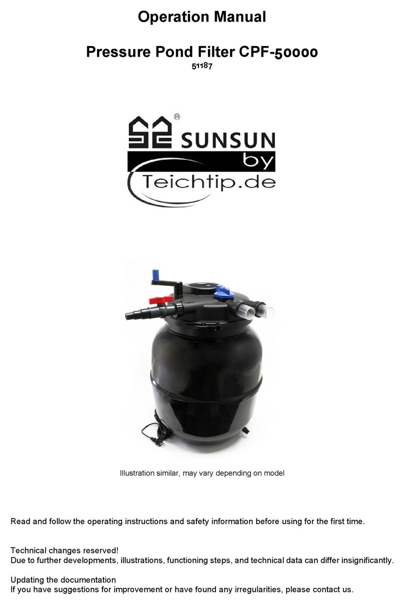 TeichTip SUNSUN CPF-50000 Operation manual
