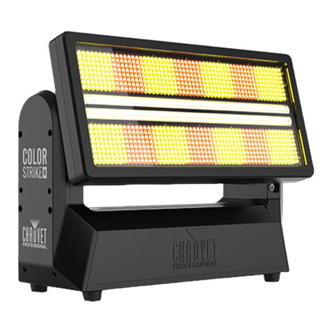 Chauvet Professional COLORSTRIKEM Quick reference guide Chauvet Professional COLORSTRIKEM Quick reference guide