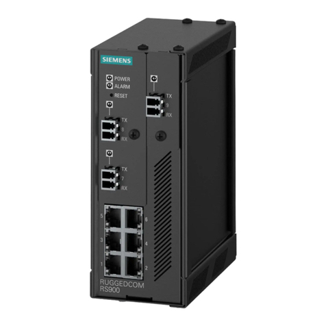 Siemens SIMATIC NET RUGGEDCOM RS900 installation manual Siemens SIMATIC NET RUGGEDCOM RS900 installation manual