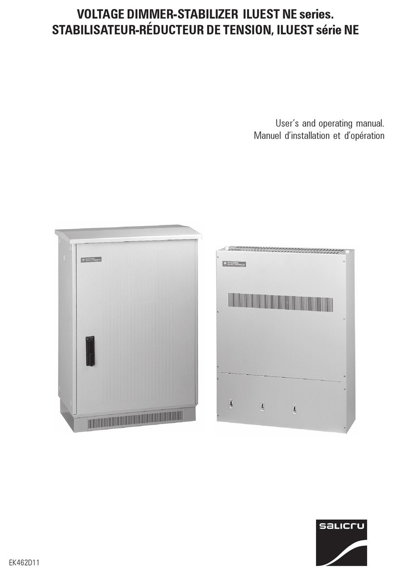 Salicru ILUEST NE Series User and operating manual