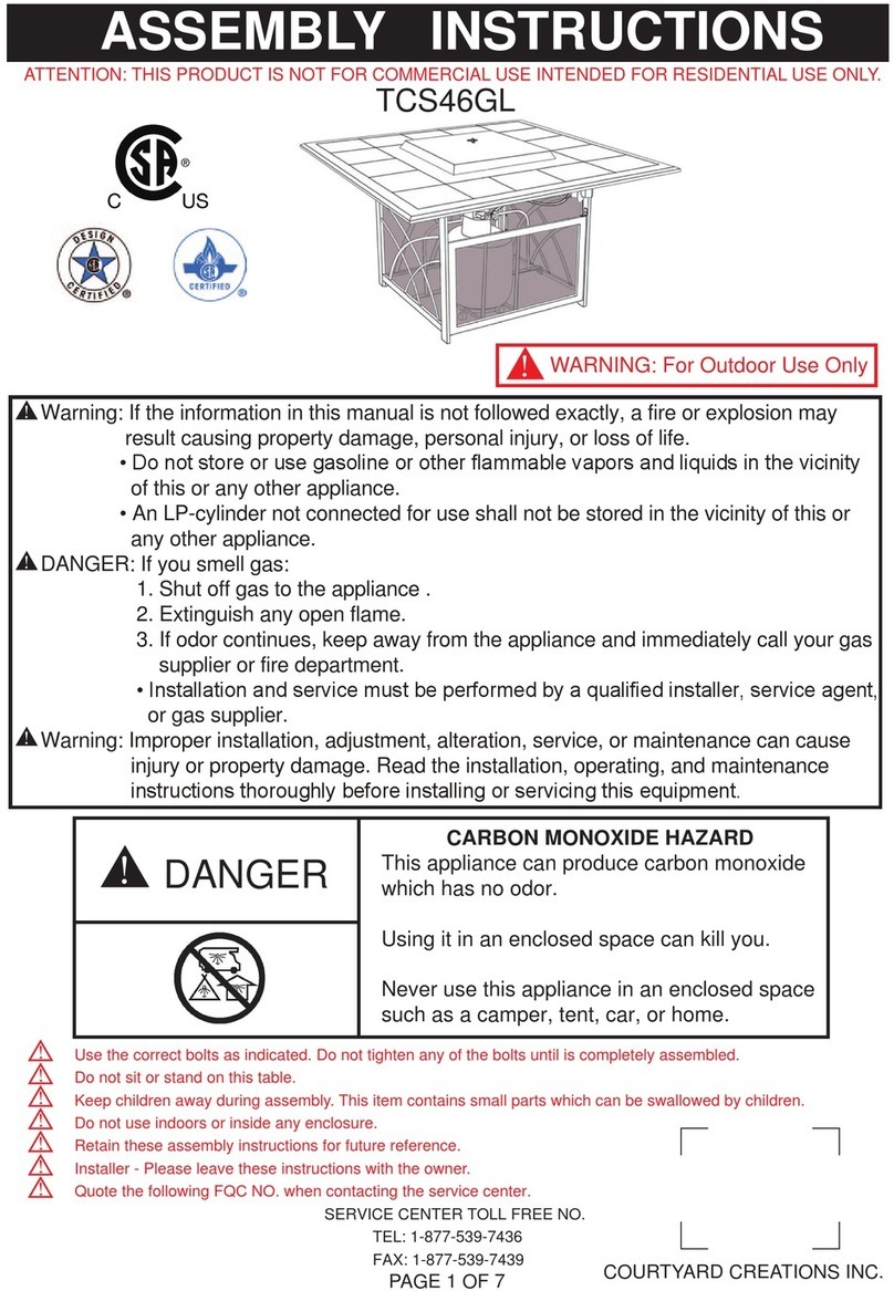 Courtyard TCS46GL User manual