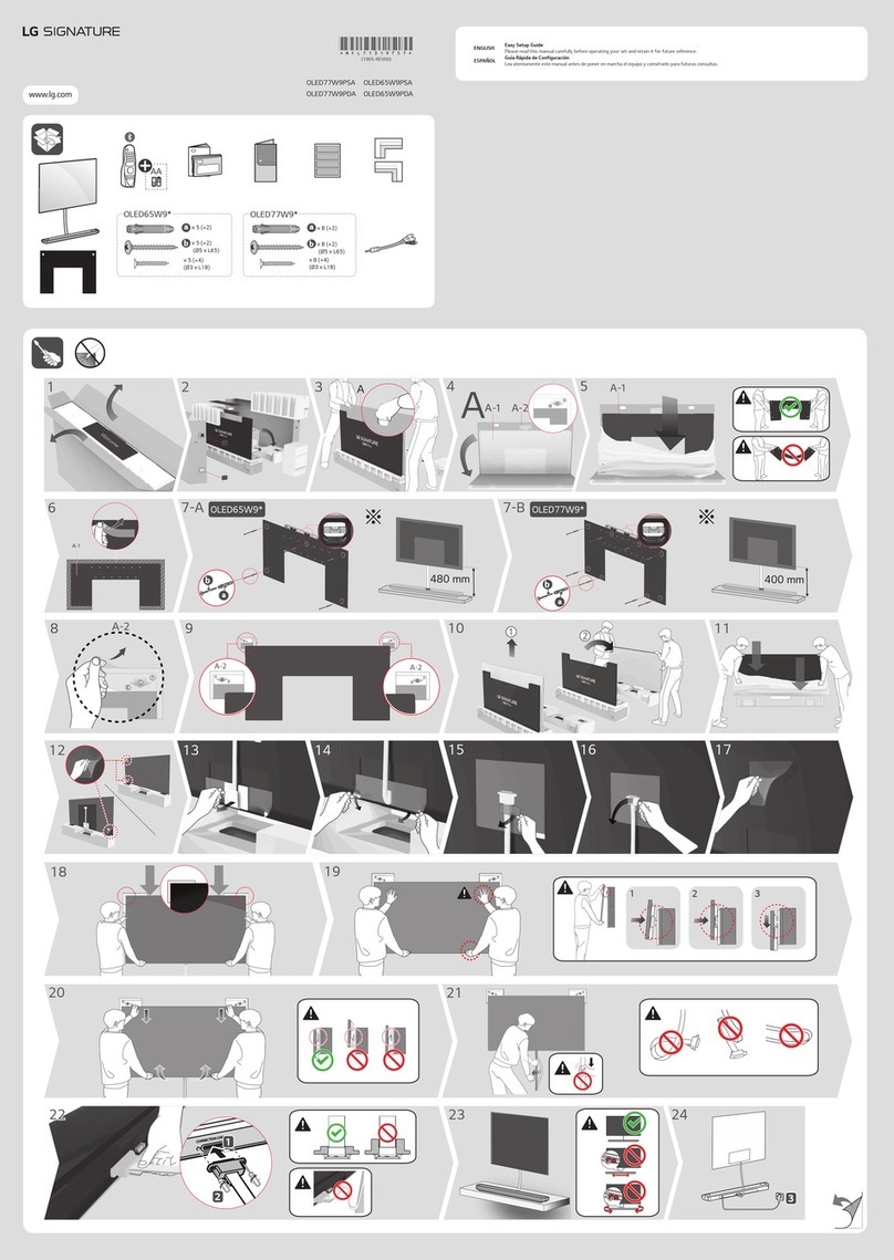 LG SIGNATURE OLED77W9PSA User manual