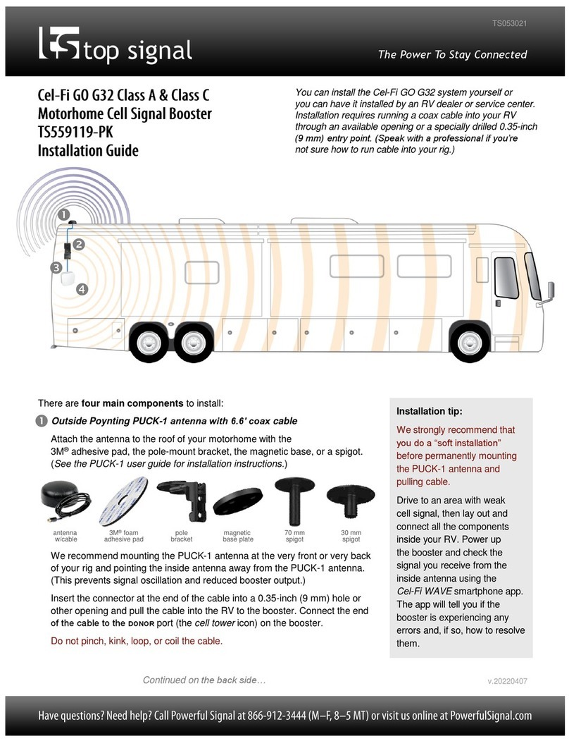 Top Signal Cel-Fi GO G32 User manual