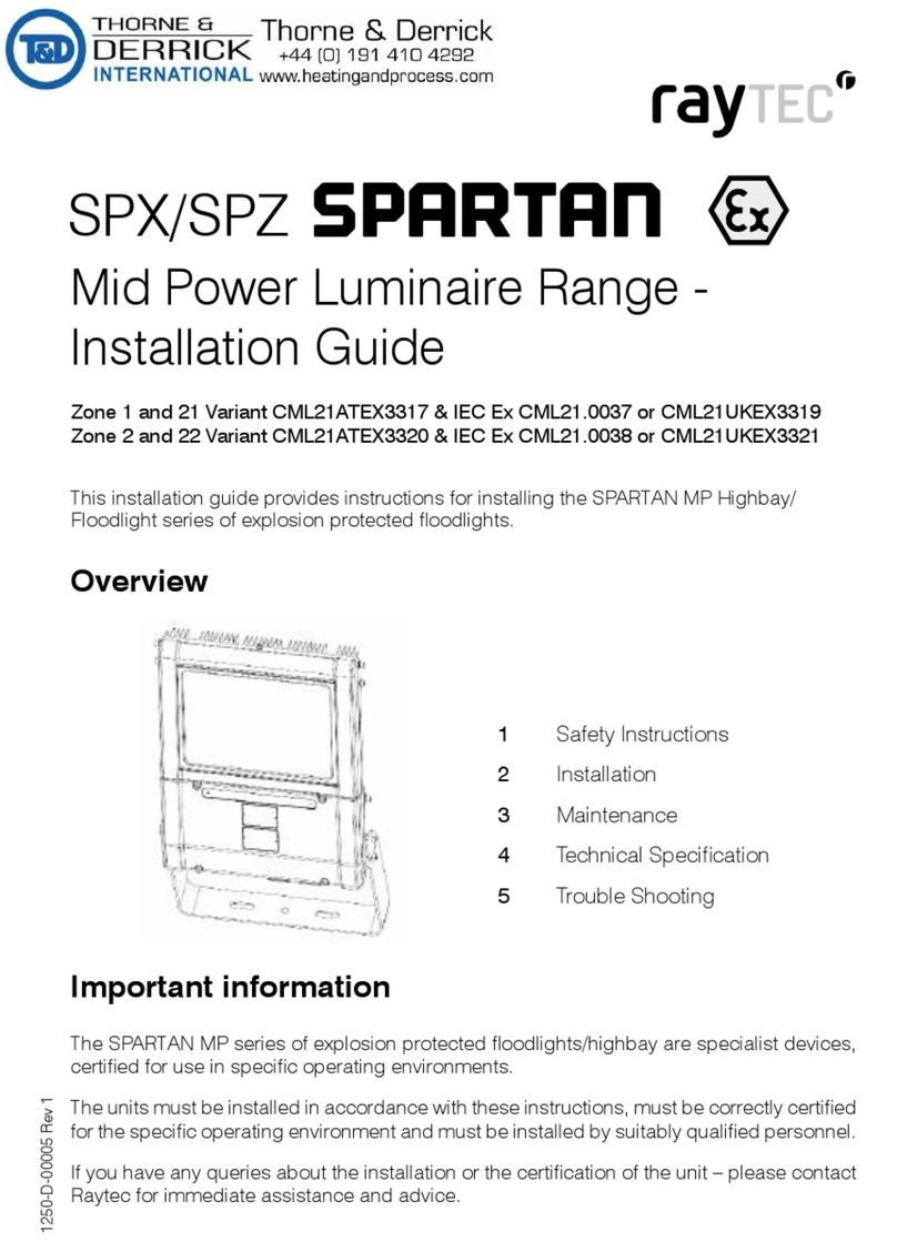 Raytec SPARTAN MP Series installation guide