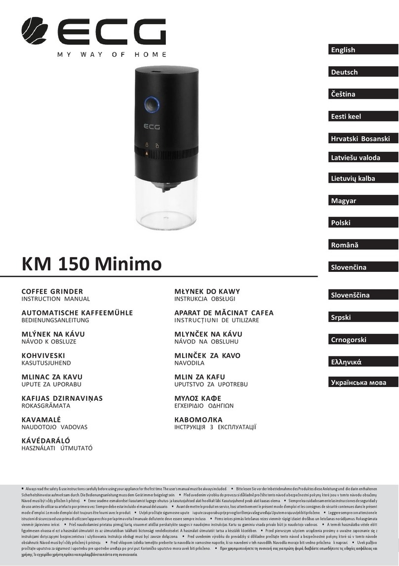 ECG KM 150 Minimo instruction manual
