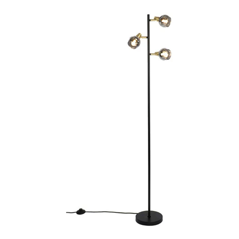 Qazqa Vidro FL 3 Brass User manual Qazqa Vidro FL 3 Brass User manual