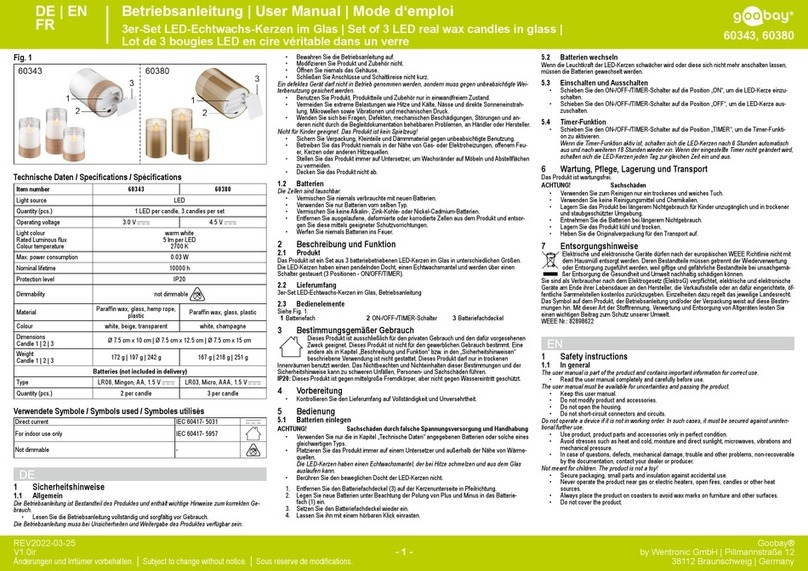 Goobay 60343 User manual