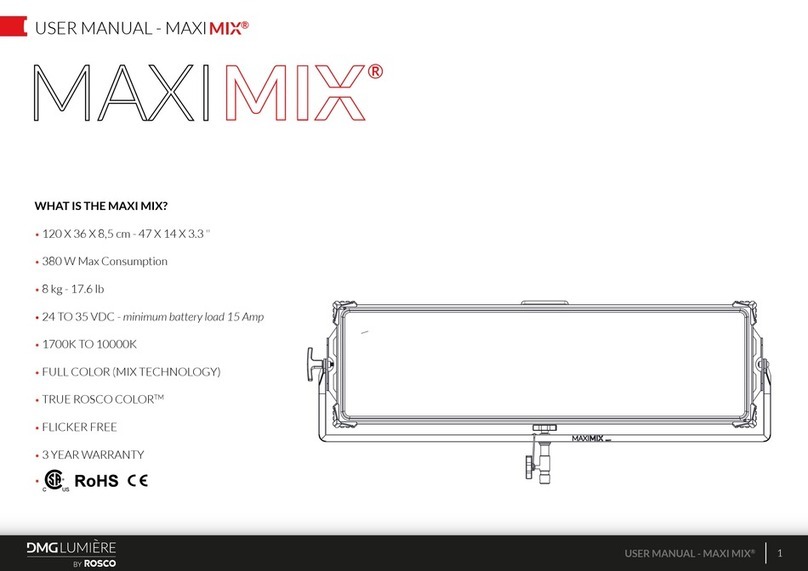 Rosco DMG LUMIERE Maxi Mix User manual