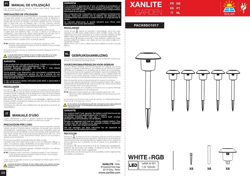 XanLite PACK6SO1017 quick start guide