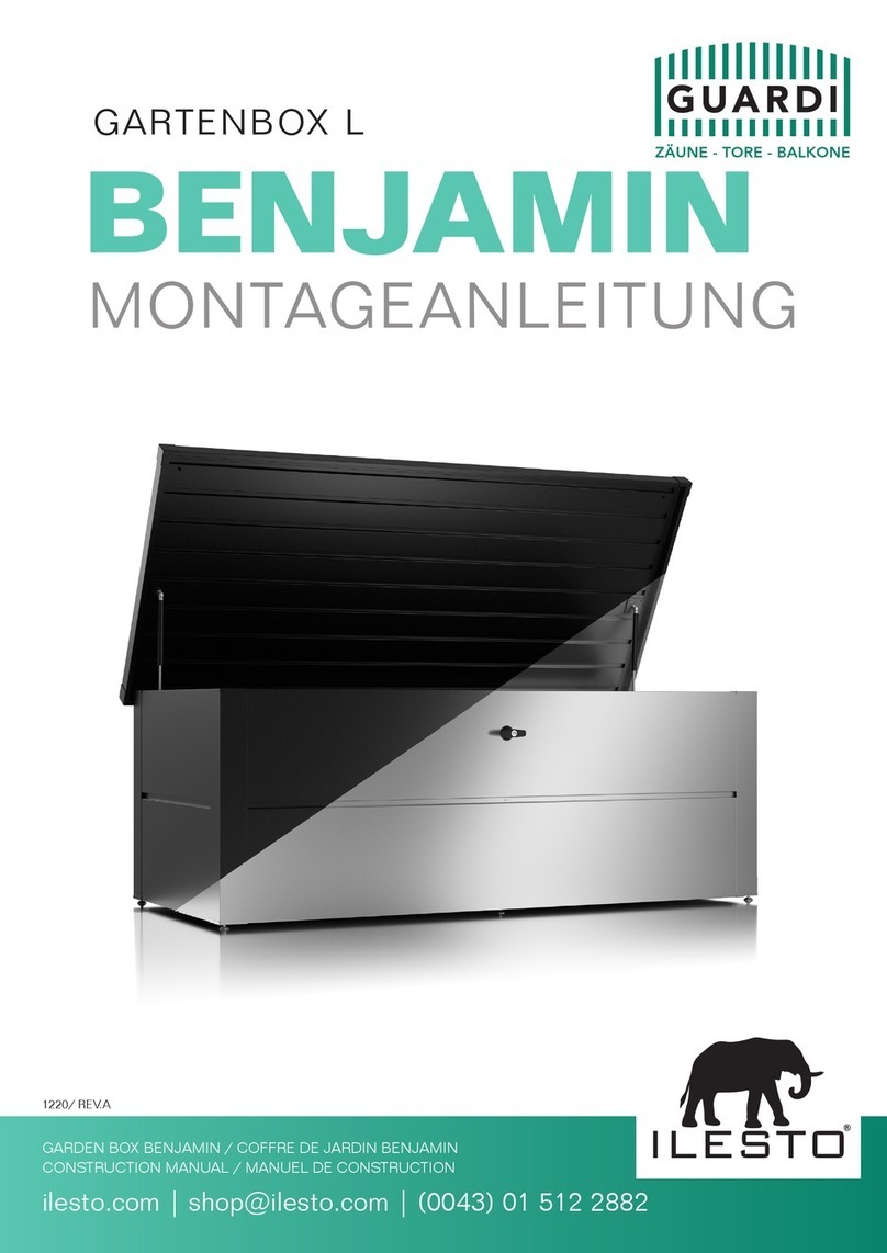 ILESTO GUARDI GARTENBOX L BENJAMIN Construction manual