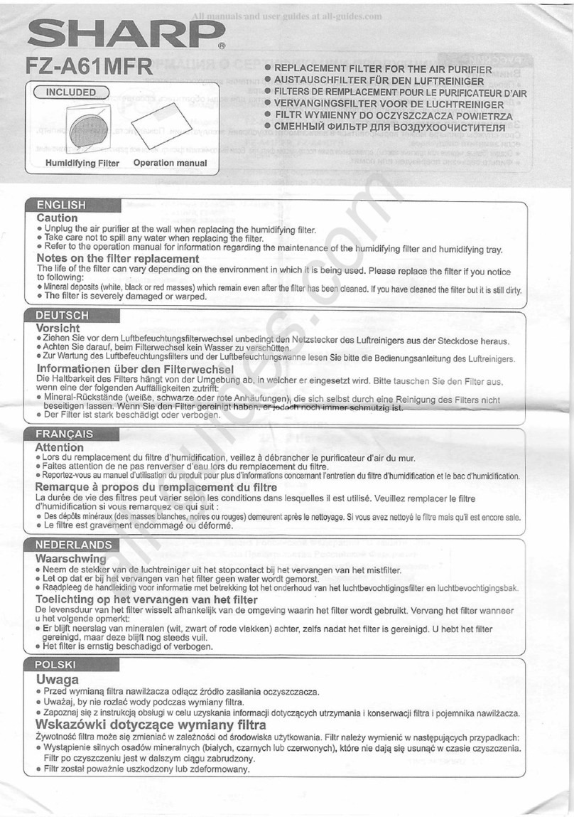 Sharp FZ-A61MFR User manual