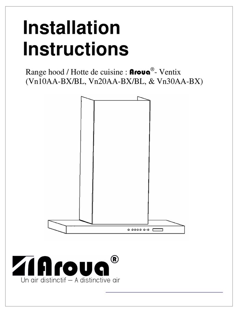 Aroua Ventix Vn10AA-BX installation instructions