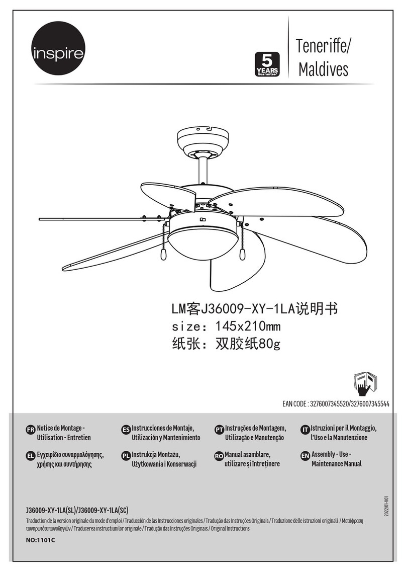 Inspire Teneriffe J36009-XY-1LA SL manual