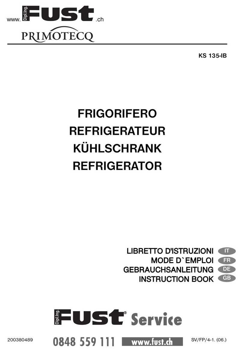 FUST PRIMOTECQ KS 135-IB User manual