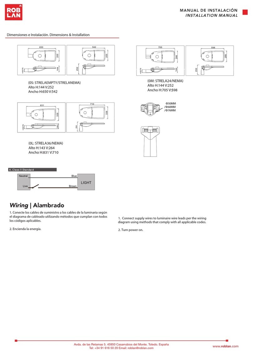 ROBLAN STRELAEMPTY installation manual