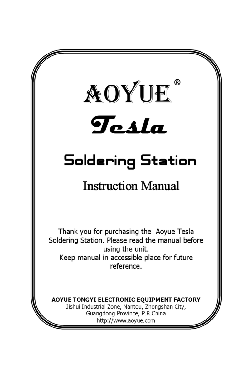 aoyue Tesla instruction manual