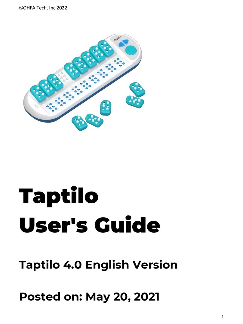 OHFA Tech Taptilo 4.0 user guide