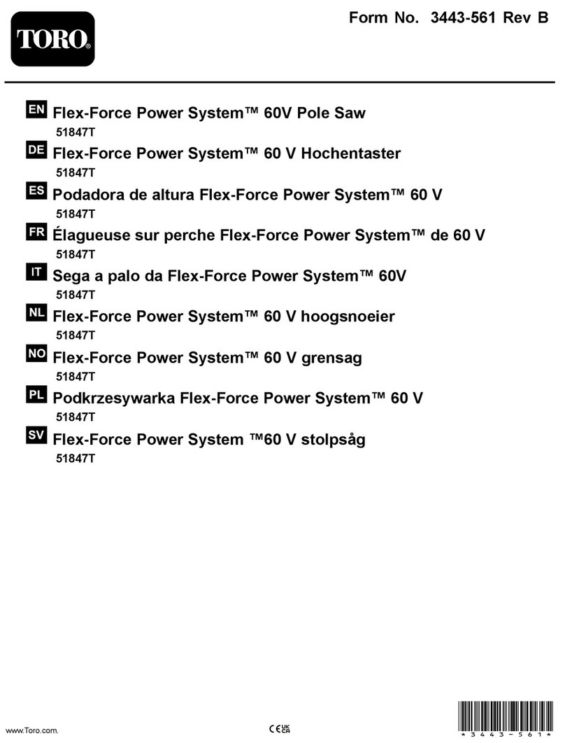 Toro Flex-Force Power System 51847T manual