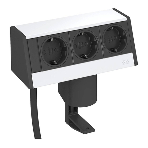 OBO Bettermann Deskbox DB Mounting instructions