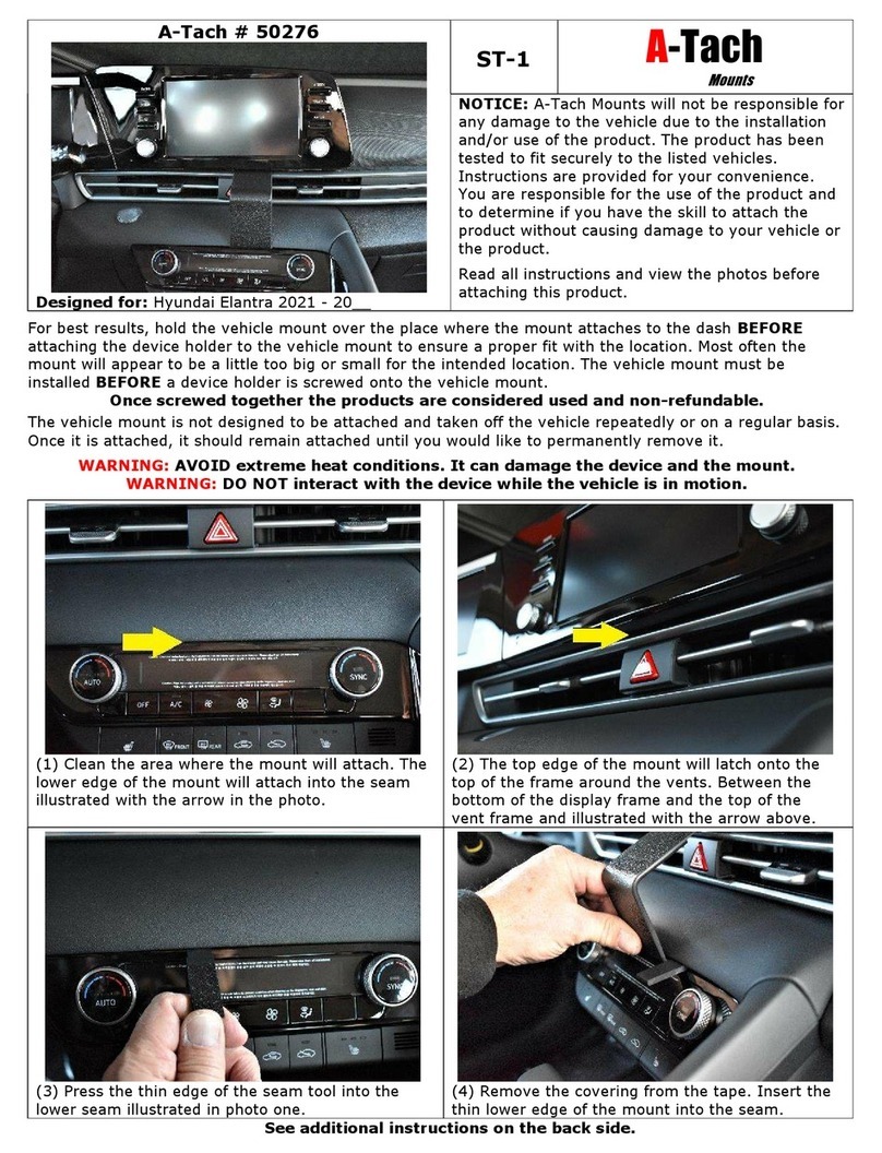 A-Tach Mounts ST-1 User manual
