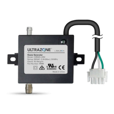 Helios Balboa ultrazo3ne OZBWG-120V installation instructions Helios Balboa ultrazo3ne OZBWG-120V installation instructions